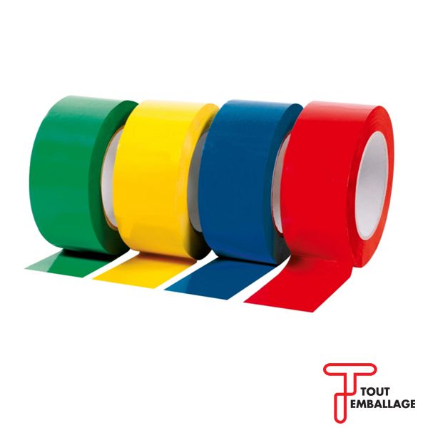 Ruban adhésif PVC couleur petites largeurs- Adhésif, colle et lien
